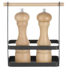 Organizer tafelmand op kruiden met een houten handvat 23x10x24 cm - Hendi 427040