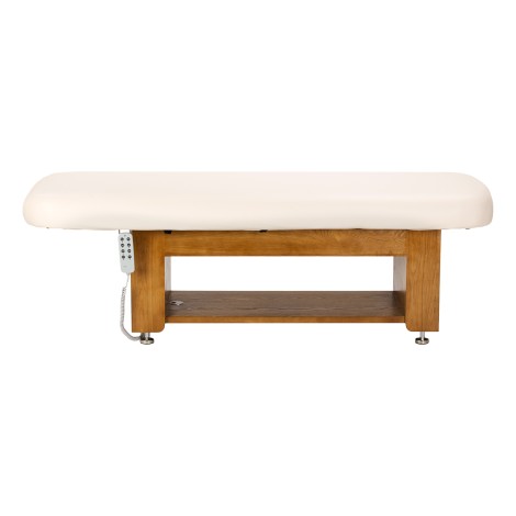SPA Liege Sillon Leisure elektrisch verstellbar Beige — Seitenansicht