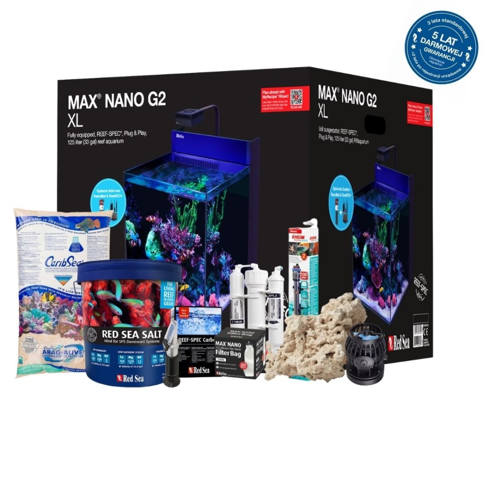 Ensemble d'aquarium complet Sea Red Mer Max Nano XL G2