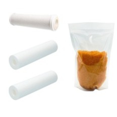 Set di 3 prefilters 10 "+ MB-20 resina