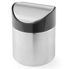 Stolní prachový koš s krytem z nerezové oceli St. 95 mm - Hendi 440711