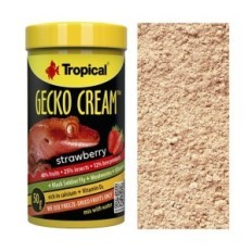 Gecko tropical 100ml de comida para gecko fresa