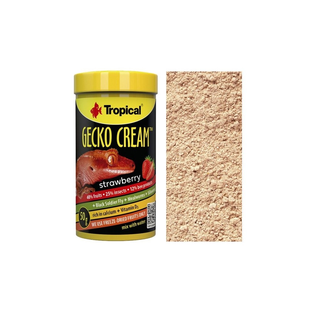 Gecko tropicale 100ml Cibo per Gecko Strawberry