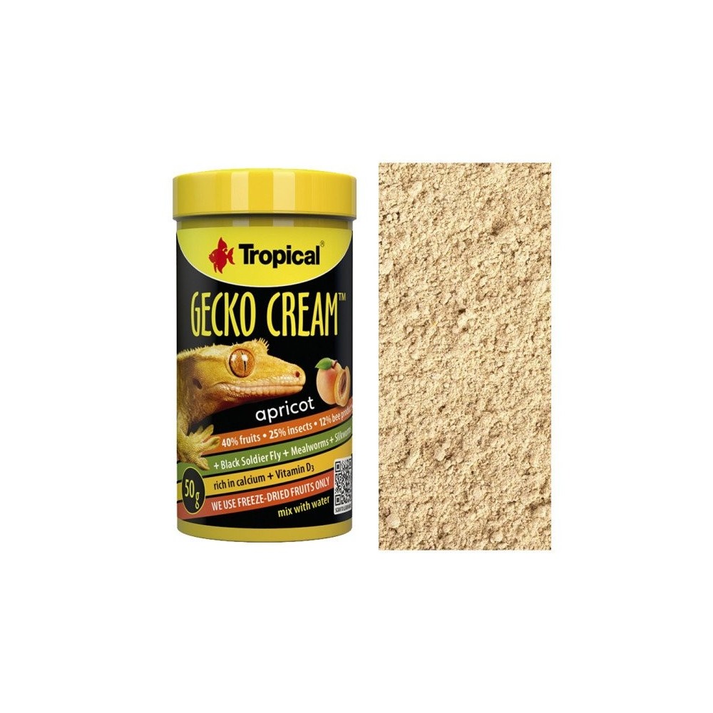 Tropické gecko 100ml Jídlo pro broskev gecko