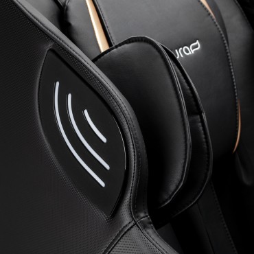 Hierontatuoli 3D Sakura Maximus 809 musta — lähikuva käsinojasta