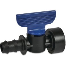 PP 20 mm x 3/4 "Přechodový ventil" GW 6BAR černá