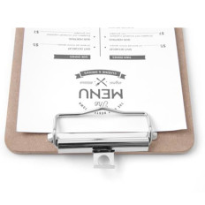 Plošča pod meno kartico z odložiščem 125x180 mm Clip - Hendi 664179