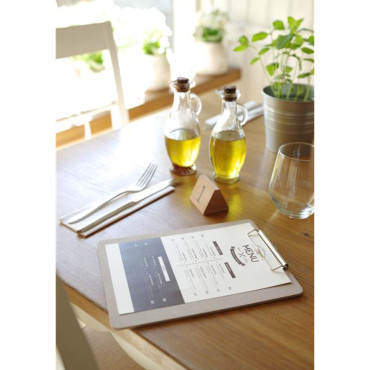 Plokštelės padas po meniu kortele su iškarpine 185x245 mm Clip - Hendi 664162 Plokštelės padas po meniu kortele su iškarpine 185x245 mm Clip - Hendi 664162