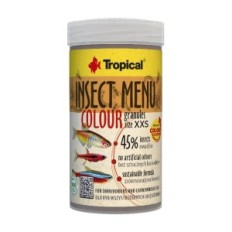 Menu d'insectes tropicaux Couleur granulés Taille XXS 250ml / 160g
