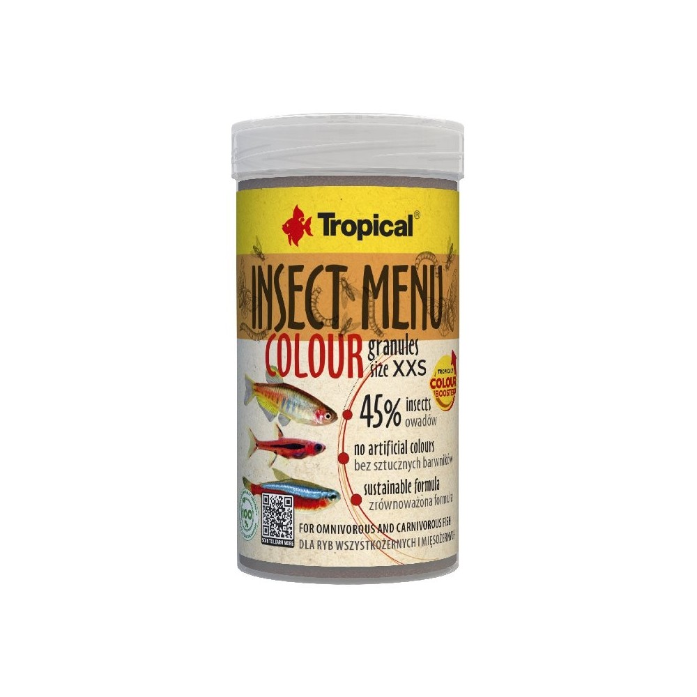 Tropical Insect Menu Color Granules Size XXS 250ml / 160g