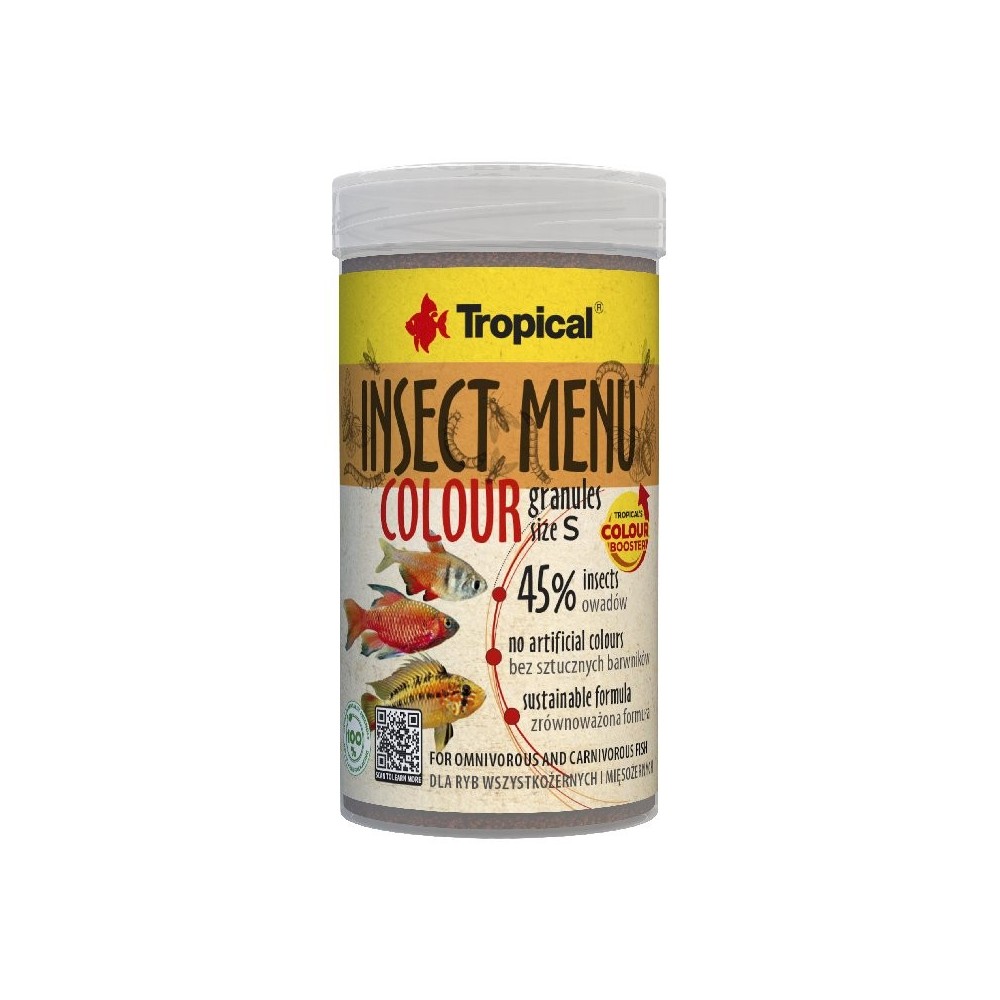 Izbornik tropskih kukaca Boja granula veličina s 250ml / 135g