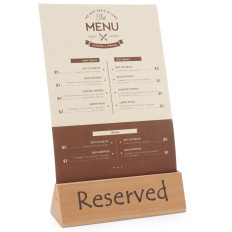 Reservert informasjonsplate. Tre reservasjoner - Hendi 664308