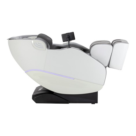 Massage stol 3D Sakura Maximus 809 hvid og grå — fra siden