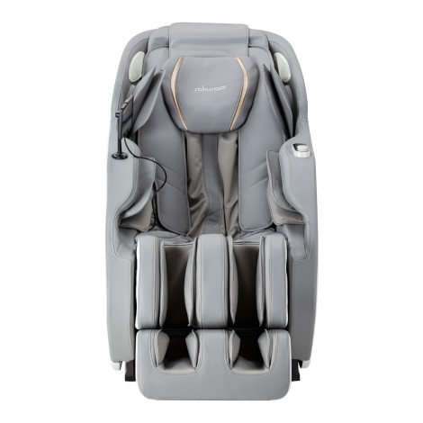 Massage stol 3D Sakura Maximus 809 hvid og grå — ovenfra