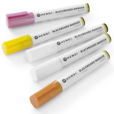 Markers Pen-colored chalkers for the chalkboard. Chopper tip 5 pieces. Hendi 664292