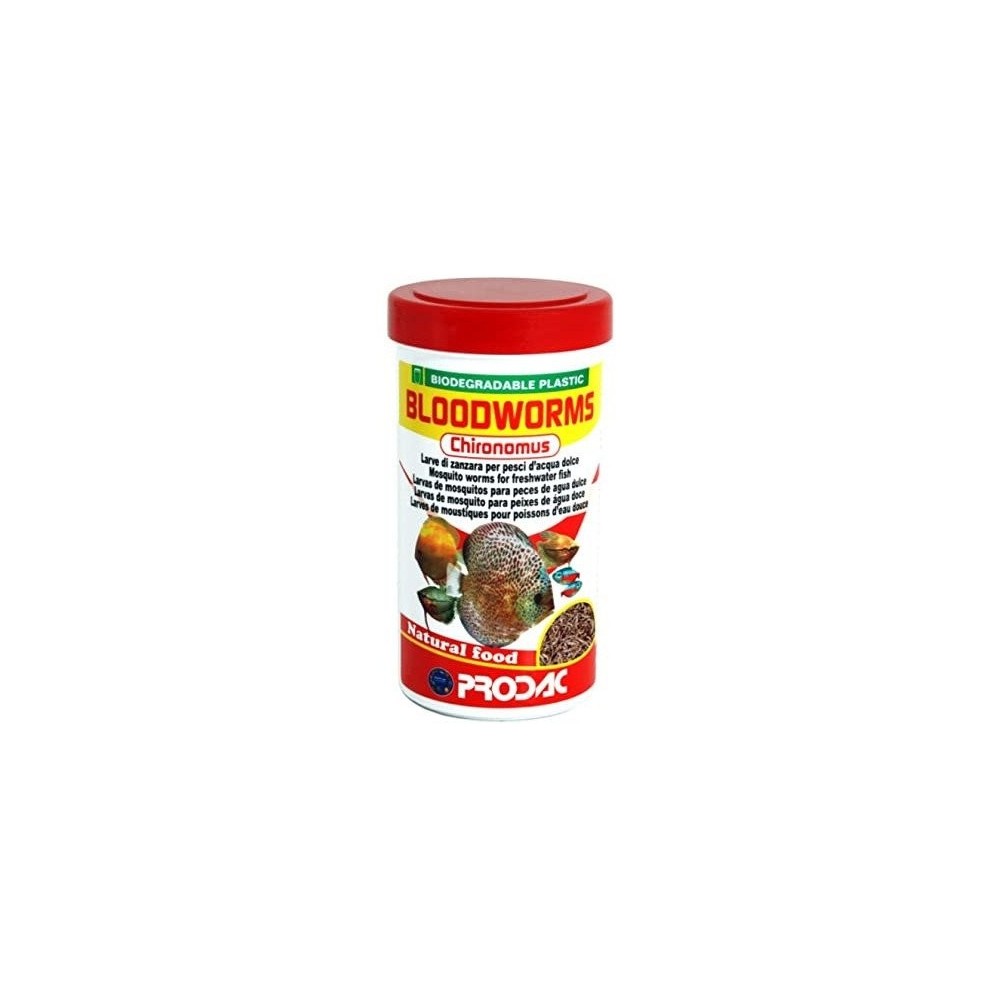 Prodade Bloodworms Chryronomus 100ml Vis voor vis