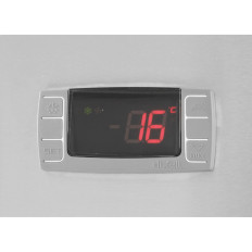 Vriezer gastronomische gastronomie 1-deurs voedsel 410L - Hendi 233115