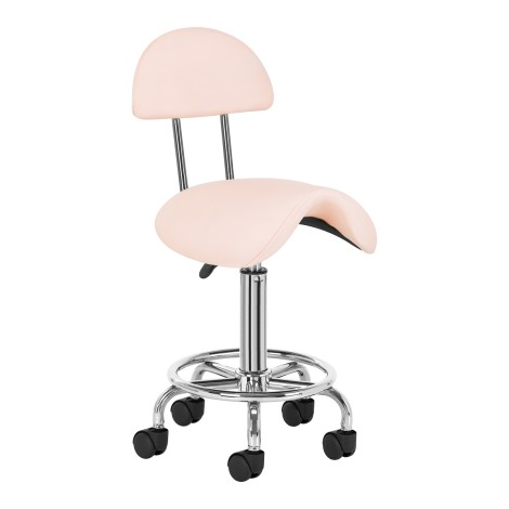 Taburete cosmético 6001 rosa