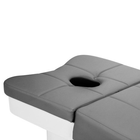 Gabbiano Head Spa 017 graues Haarwaschbett — Detailaufnahme Sitz