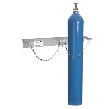 Vägghållare för 3 gasflaskor max. Onsdag 250 mm flaska PRO-LINE