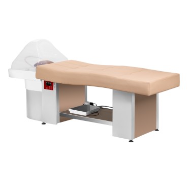 Cama de lavado de cabello Gabbiano Head Spa 017 beige — vista lateral