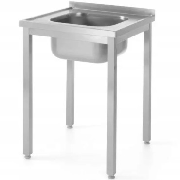 Stålvägg Twisted med sink 60x70x85 cm - Hendi 812877