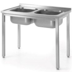 Parete in acciaio torsione con due cerniere 100x70x85 cm - Hendi 812952