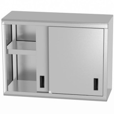 Maitinimo spintelė su nerūdijančio plieno suvirintų durų 80x30x60 cm - Hendi 814154