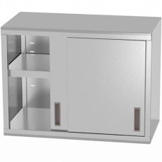 Γαστρονομική κρεμάστρα με ανοξείδωτη συγκολλημένη πόρτα 80x40x60 cm - Hendi 814178