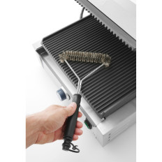BBQ Grilovaná drôtená kefa BBQ nerezový tvar y 310x170 mm - Hendi 525425