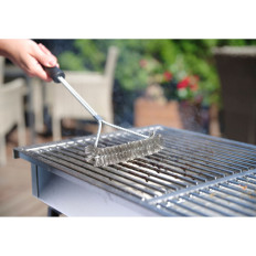 BBQ Grillningsborste BBQ gjord av rostfritt stålform Y 520x170 mm - Hendi 525432