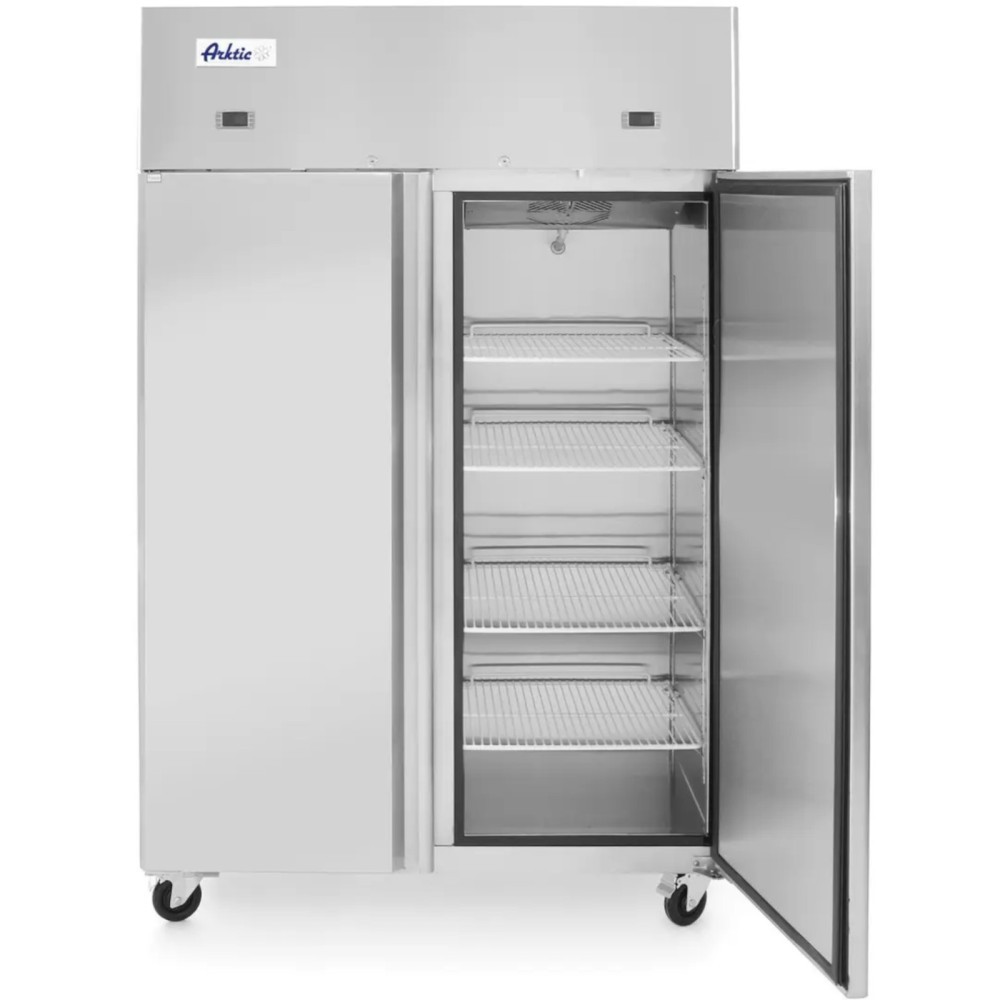 Armário de refrigeração e gabinete congelador-freezer Profi linha 2-Porta 420 + 420L - Hendi 233146 Armário de refrigeração e gabinete congelador-freezer Profi linha 2-Porta 420 + 420L - Hendi 233146