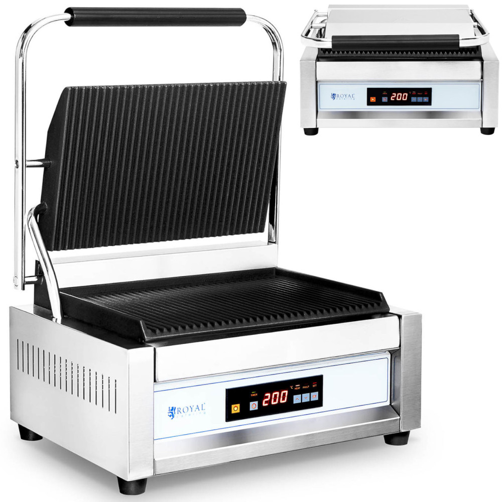 BBQ kontaktovaný elektronicky riadený 34 x 23 cm 2200 W
