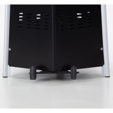 Lampradiator gasradiator tuin voor gas LPG 12,5 kW zeshoek