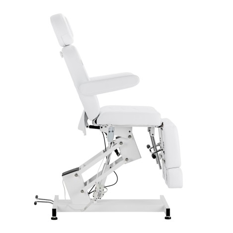 Electric pedicure chair Azzurro 706 1 motor white — side view