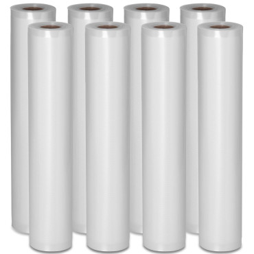Sacos de vácuo Moletoned Foil em um rolo de embalagem de vácuo 600 x 30 set - 8 rolos