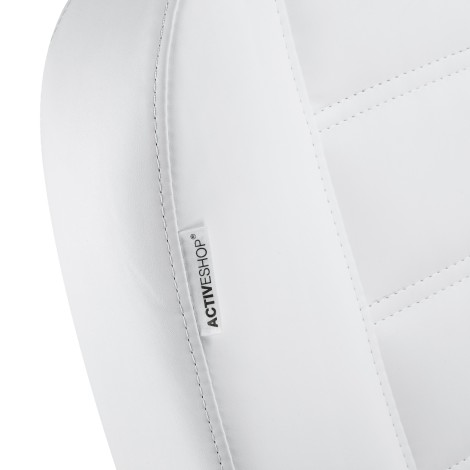 El-pedicurestol Azzurro 706 1 motor hvid — nærbillede af ryglæn