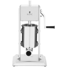 Stuffer Filler Spring per salsicce Acciaio inossidabile verticale a mano 3 L + 4 Divertente