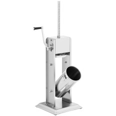 Presse à saucisse manuelle verticale 5 l + 4 embouts