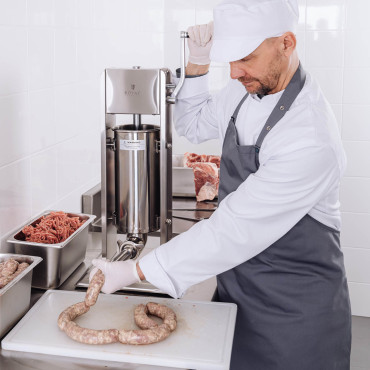 Stufferfüllerfeder für Würste vertikale Hand 5 l + 4 leje