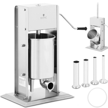 Mola de enchimento do stuffer para salsichas mão vertical 10 L + 4 Leje