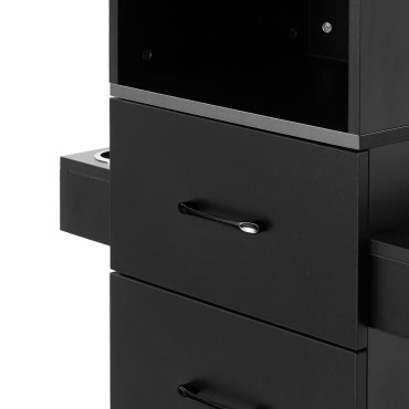 Poste de coiffure TOTEM BLACK — gros plan tiroir