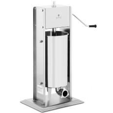 Stuffer Filler Spring makkaroille pystysuora käsipyörä 15 l + 4 leje