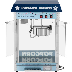 Maskin Automatisk Popcorn Retracting Device Retro Teflon 1600 i 5-6 kg / h - blå