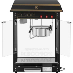 Maskin Automat Machine för popcorn Retro Teflon 1600 i 5-6 kg / h - svart och guld