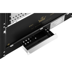 Gépgép gép a popcorn retro teflon 1600 5-6 kg / h - fekete és arany