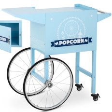 Base del carrello per macchina popcorn con mobile retrò 51 x 37 cm - blu