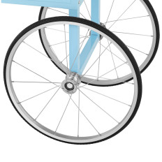 Base del carrello per macchina popcorn con mobile retrò 51 x 37 cm - blu