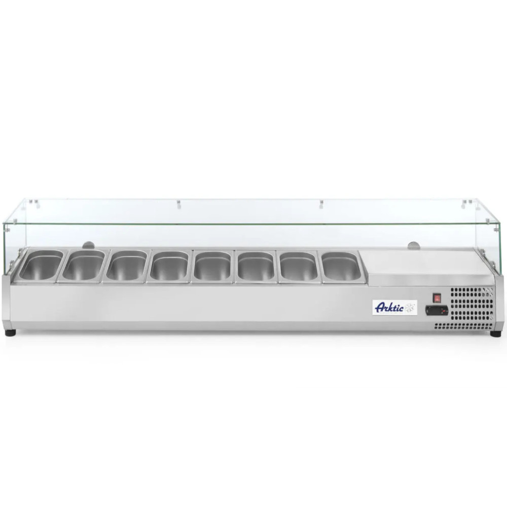 Koeling inhalen geglazuurd met een site 8 x GN 1/4 - Hendi 232927