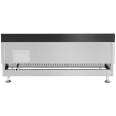 Gril à gaz double lisse et rainuré pour gaz naturel 0,02 bar 74,5 x 40 cm 2 x 3100 W